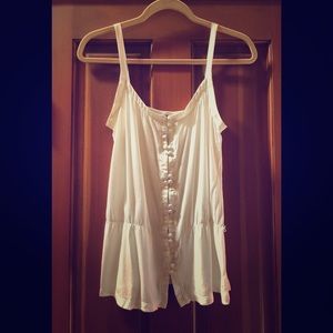 GAP button down tank top